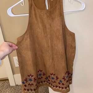 Hollister Suede Tank